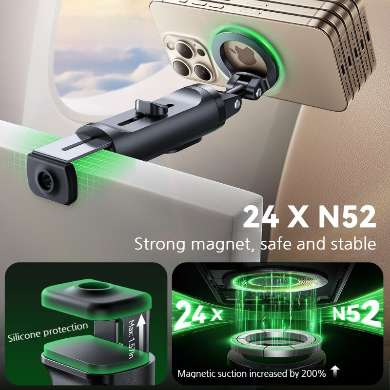 Load image into Gallery viewer, JOYROOM 3-in-1 Mini Portable Magnetic Travel Phone Stand with Wireless Bluetooth Remote
