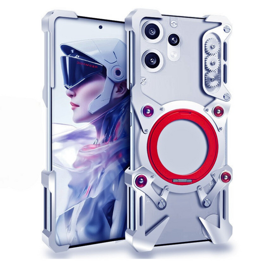 [With 360° Rotating Stand] Nothing CMF Phone 2 Pro Aluminum Alloy Metal Frame Shockproof Case
