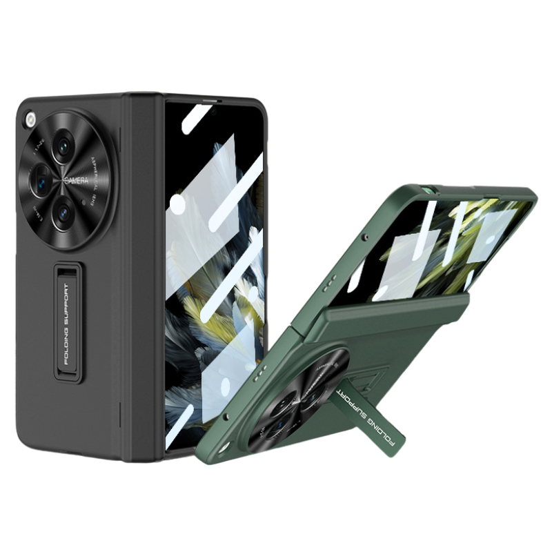 Load image into Gallery viewer, OPPO Find N3 (CPH2499) - Electroplated Frame All-in-One Case and Film Stand Series Case
