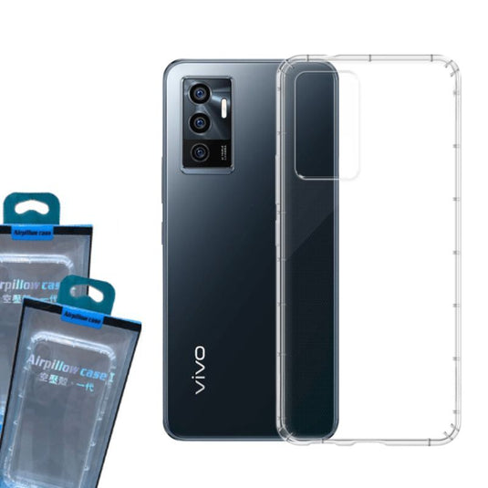 Vivo S10e 5G / V23e 5G / V23e 4G/ Y75 4G AirPillow Cushion Clear Transparent Back Cover Case