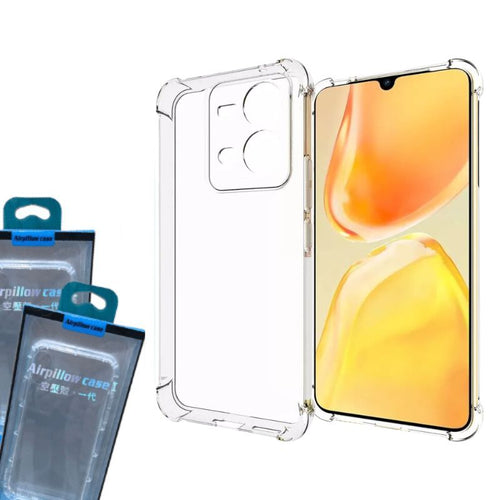 Vivo V25 (V2202) AirPillow Cushion Clear Transparent Back Cover Case