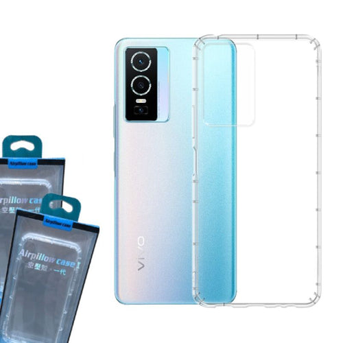 Vivo Y76S 5G / Y76 5G / Y74s AirPillow Cushion Clear Transparent Back Cover Case