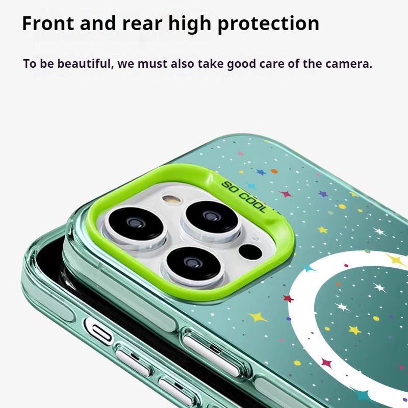 Load image into Gallery viewer, [Magsafe Comptible] Apple iPhone 14/Pro/Pro Max/Plus Colorful Starry Sky Soft  Shockproof Blingbling Series Case
