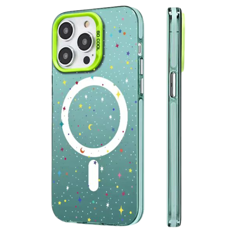 Load image into Gallery viewer, [Magsafe Comptible] Apple iPhone 14/Pro/Pro Max/Plus Colorful Starry Sky Soft  Shockproof Blingbling Series Case
