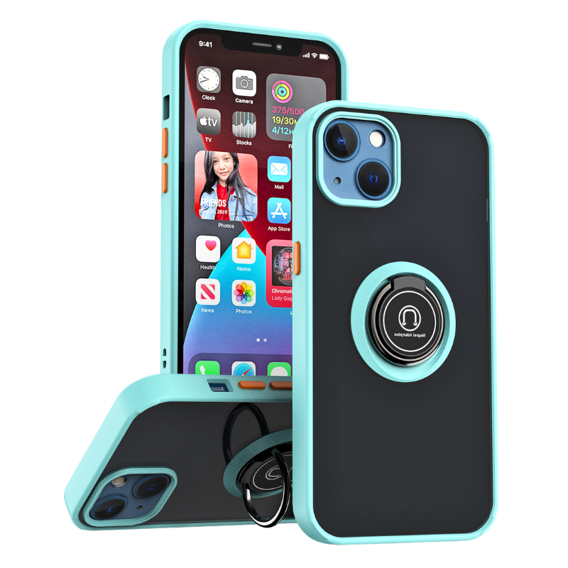 Load image into Gallery viewer, Apple iPhone 11/Pro/Max TPU Magnet Ring Holder Case
