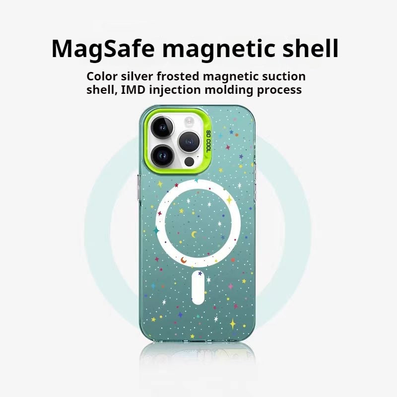 Load image into Gallery viewer, [Magsafe Comptible] Apple iPhone 14/Pro/Pro Max/Plus Colorful Starry Sky Soft  Shockproof Blingbling Series Case
