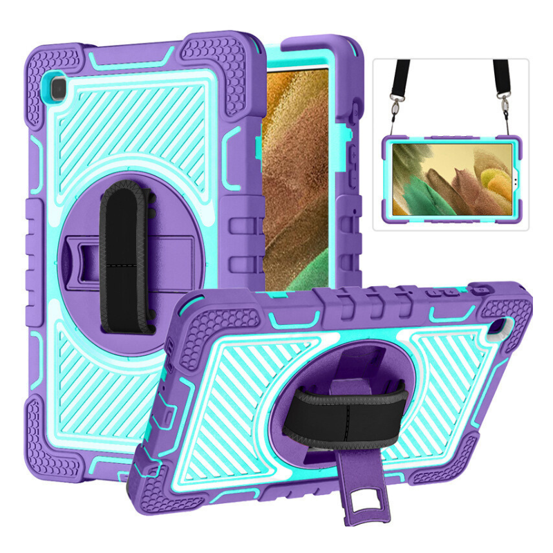 Load image into Gallery viewer, Lenovo Tab M11 11.0&quot; 2024 (TB-330XU/330FU) - Silicone Drop Proof Heavy Duty Series Case With 360-Degree Rotating Stand
