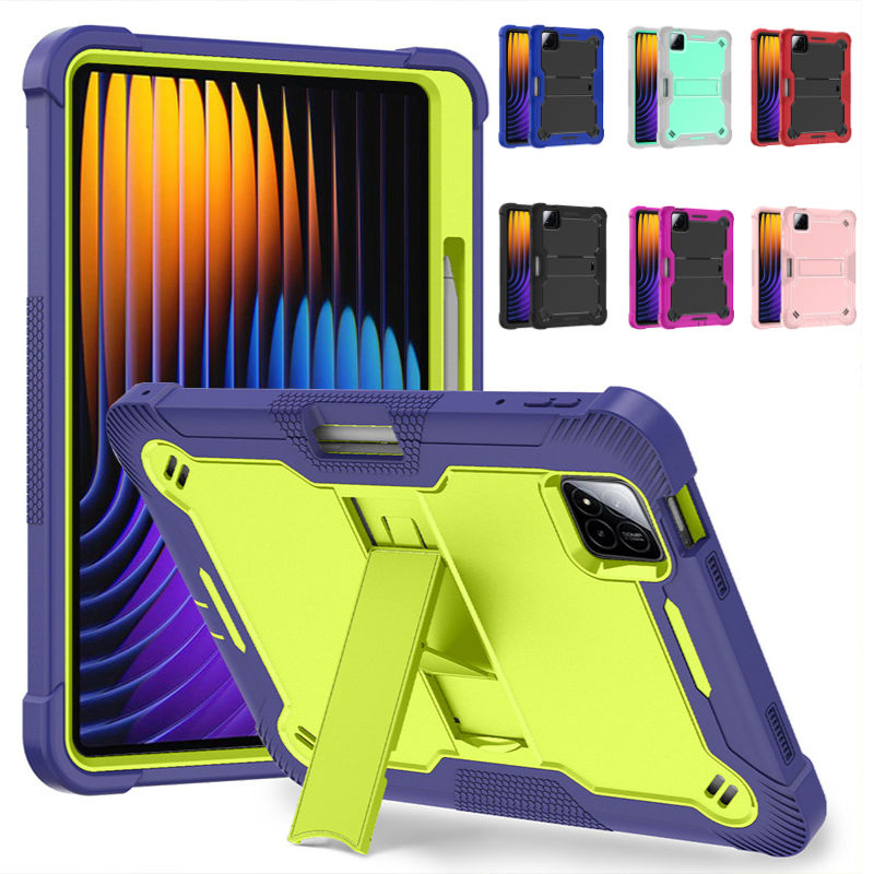 Load image into Gallery viewer, [Built-in Stand] Xiaomi Mi Pad 7 11.2&#39;&#39; (2024) EVA Kid Friendly Heavy Duty Ring Holder Stand Case
