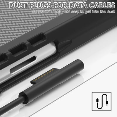 Microsoft Surface Pro 9 (2038) - 360 Degree Rotate Shockproof Heavy Duty Tough Stand Case Cover With Pen Holder - Polar Tech Australia