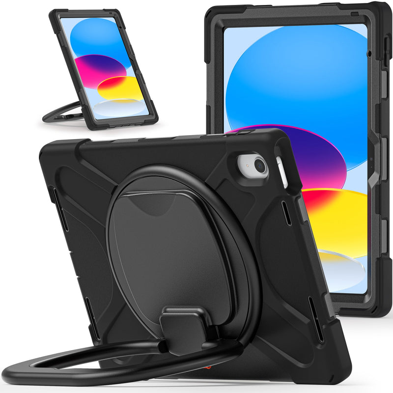 Load image into Gallery viewer, Apple 10th 2022 10.9“ EVA Kid Friendly Heavy Duty Ring Holder Stand Case - Polar Tech Australia
