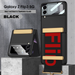 Samsung Galaxy Z Flip 4 5G (SM-F721) Full Protection Fashion Stand Case With Built-in Strap - i-Station