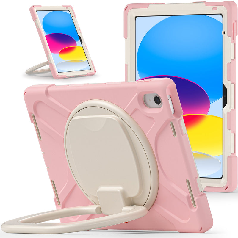 Load image into Gallery viewer, Apple 10th 2022 10.9“ EVA Kid Friendly Heavy Duty Ring Holder Stand Case - Polar Tech Australia
