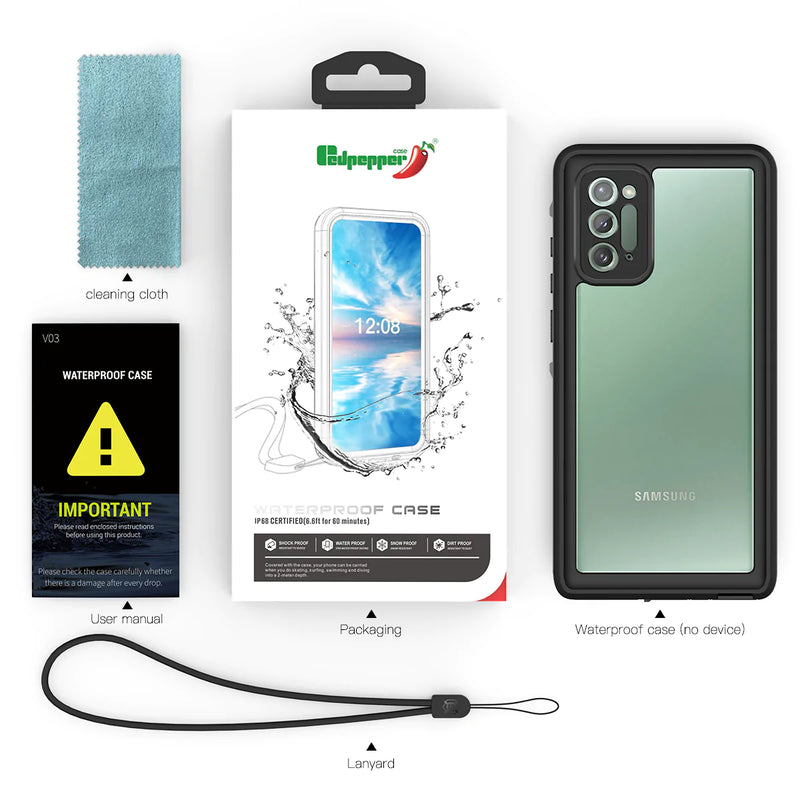 Load image into Gallery viewer, Samsung Galaxy Note 20 Redpepper IP68 Waterproof Heavy Duty Tough Armor Case - Polar Tech Australia
