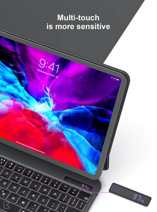 Benwis Apple iPad Series Magnetic Suspension Magic Keyboard Case - Polar Tech Australia