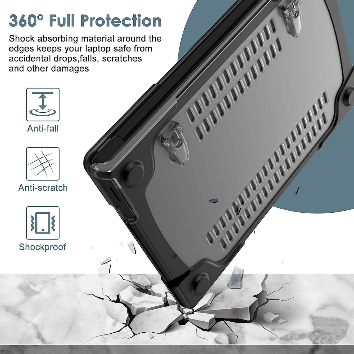Microsoft Surface Laptop 3/4/5 13.5" Shockproof Heavy Duty Tough Case Cover - Polar Tech Australia
