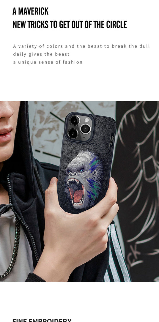 Nimmy Dazzling Series iPhone 13/14/15/Pro/Max Embroidery 3D Cool Case - Polar Tech Australia