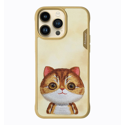 Nimmy Pet Animal Big Eye Series iPhone 13/14/15/Pro/Max Embroidery 3D Cute Cool Case - Polar Tech Australia