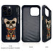 Nimmy Pet Animal Series iPhone 13/14/15/Pro/Max Embroidery 3D Cute Cool Case - Polar Tech Australia