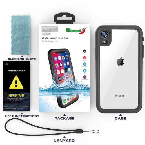 Load image into Gallery viewer, Apple iPhone X/XS/XR/Max Redpepper Full Covered Waterproof Heavy Duty Tough Armor Case - Polar Tech Australia
