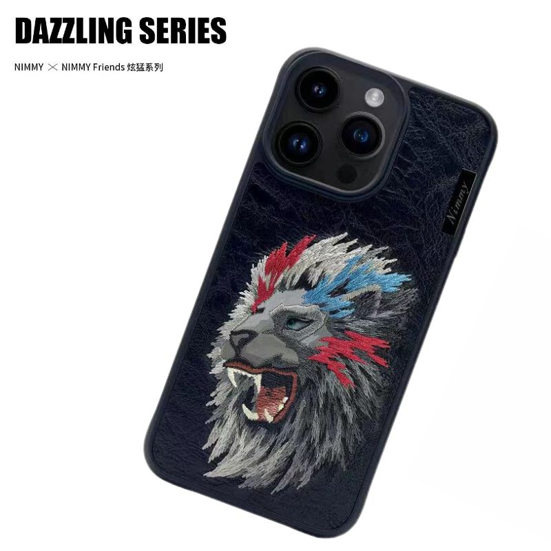 Load image into Gallery viewer, Nimmy Dazzling Series iPhone 13/14/15/Pro/Max Embroidery 3D Cool Case - Polar Tech Australia
