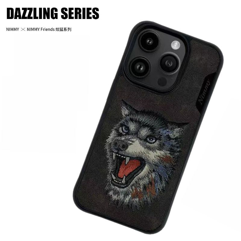 Load image into Gallery viewer, Nimmy Dazzling Series iPhone 13/14/15/Pro/Max Embroidery 3D Cool Case - Polar Tech Australia
