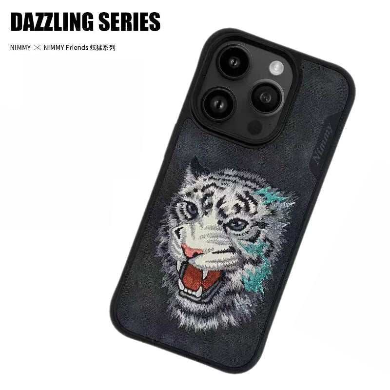 Load image into Gallery viewer, Nimmy Dazzling Series iPhone 13/14/15/Pro/Max Embroidery 3D Cool Case - Polar Tech Australia
