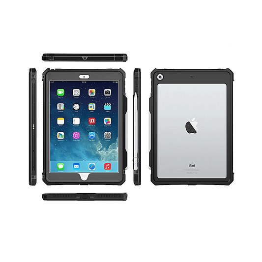 Apple iPad 5th 2017 & 6th 2018 9.7" Shellbox Waterproof Heavy Duty Lifeproof Style Case - Polar Tech Australia