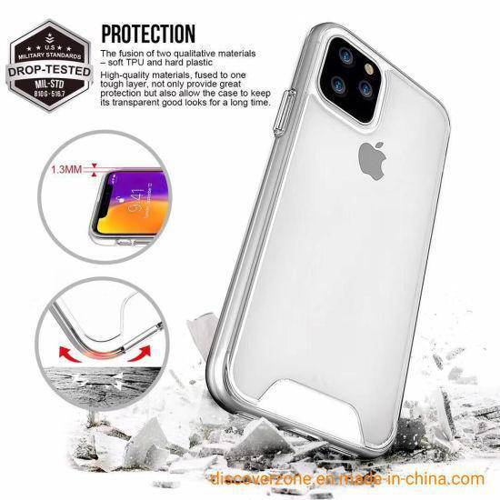 Apple iPhone 12/Mini/Pro/Max SPACE Transparent Rugged Clear Shockproof Case Cover - Polar Tech Australia