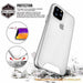 Apple iPhone 13/Mini/Pro/Max SPACE Transparent Rugged Clear Shockproof Case Cover - Polar Tech Australia