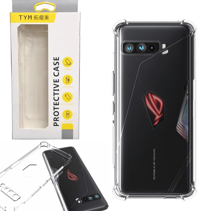 Load image into Gallery viewer, ASUS Rog Phone 3 Clear Shock Absorbing Transparent Heavy Duty Protective Case - Polar Tech Australia
