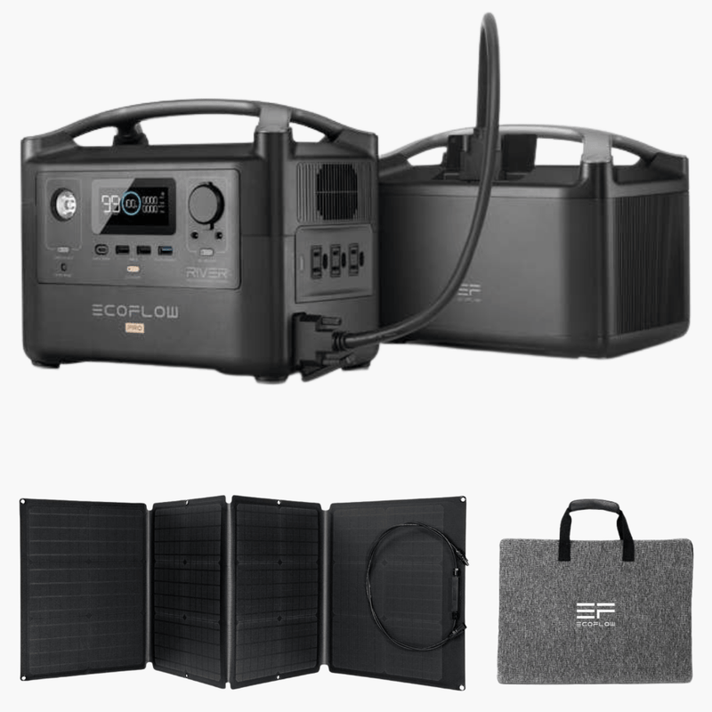 Load image into Gallery viewer, [AU Version][Solar Panel Expandable] EcoFlow River Pro 600W 720Wh/200000mAh Portable Power Station - Polar Tech Australia
