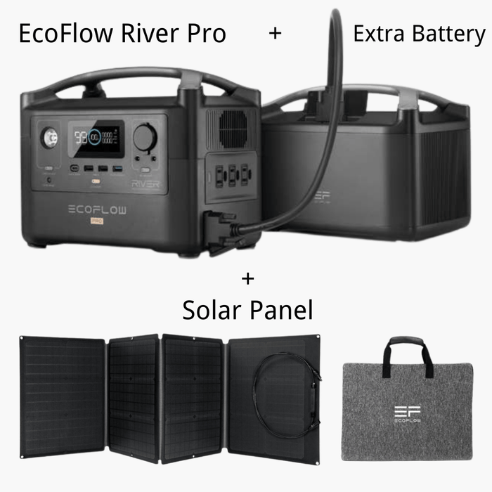 [AU Version][Solar Panel Expandable] EcoFlow River Pro 600W 720Wh/200000mAh Portable Power Station - Polar Tech Australia