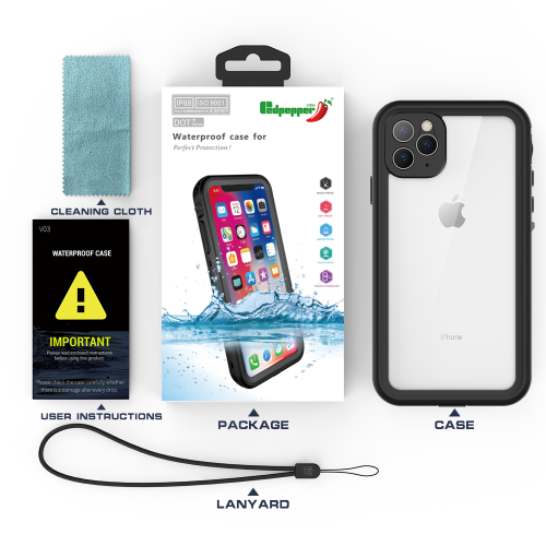 Apple iPhone 13/Mini/Pro/Max Redpepper Full Covered Waterproof Heavy Duty Tough Armor Case - Polar Tech Australia