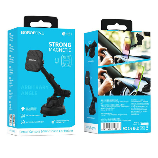 [BH21] HOCO BOROPHONE Universal Super Strong Magnetic Magnet Mobile Phone Holder Handlebar Mount Holder - Polar Tech Australia