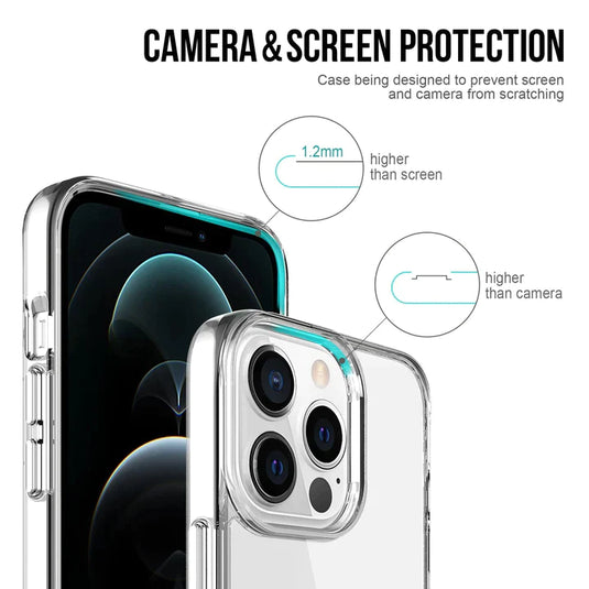 Apple iPhone 11/Pro/Max SPACE Transparent Rugged Clear Shockproof Case Cover - Polar Tech Australia