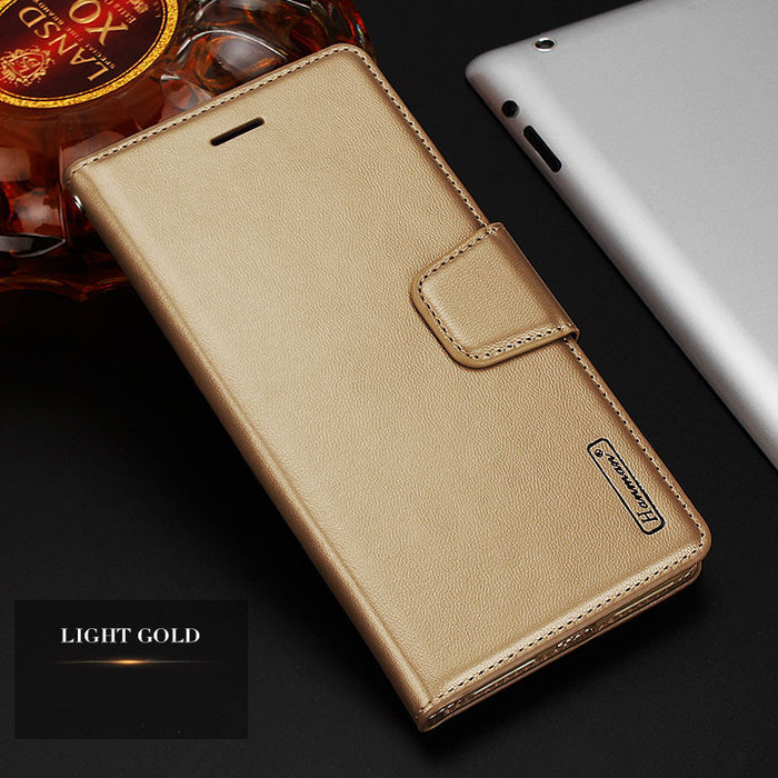 Samsung Galaxy "Note" Series Hanman Premium Quality Flip Wallet Leather Case - i-Station
