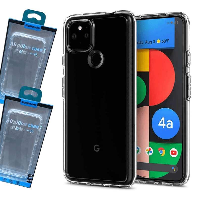 Load image into Gallery viewer, Google Pixel 4A / 4A 5G Airpillow Cushion Clear Transparent Back Cover Case - Polar Tech Australia
