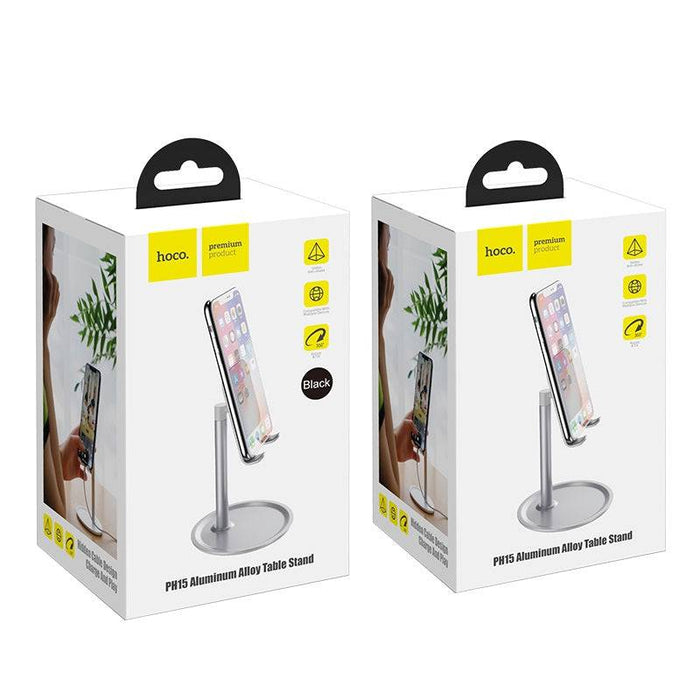 HOCO Aluminum Alloy Mobile Phone & Tabletop Stand Holder (PH15) - Polar Tech Australia