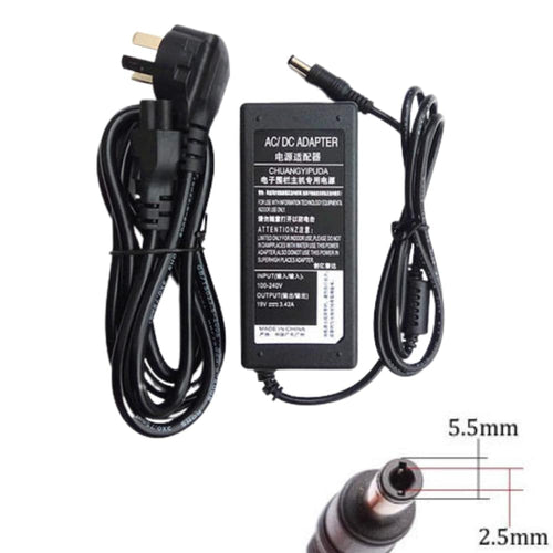 Laptop AC Power Supply Adapter Charger (19V-3.42A/65W) - 5.5x2.5mm - Polar Tech Australia