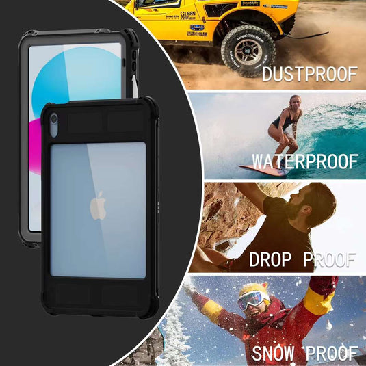 Apple iPad 10th 2022 10.9" Shellbox Waterproof Heavy Duty Lifeproof Style Case - Polar Tech Australia