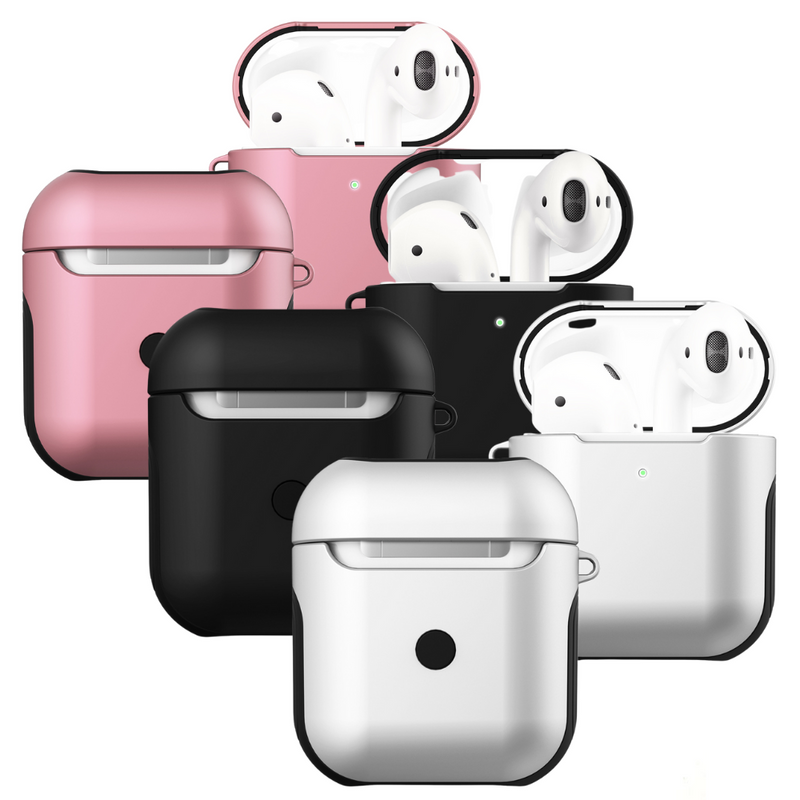 Load image into Gallery viewer, Apple AirPods 1 &amp; 2 TPU + PC Heavy Duty Protecive Case - Polar Tech Australia
