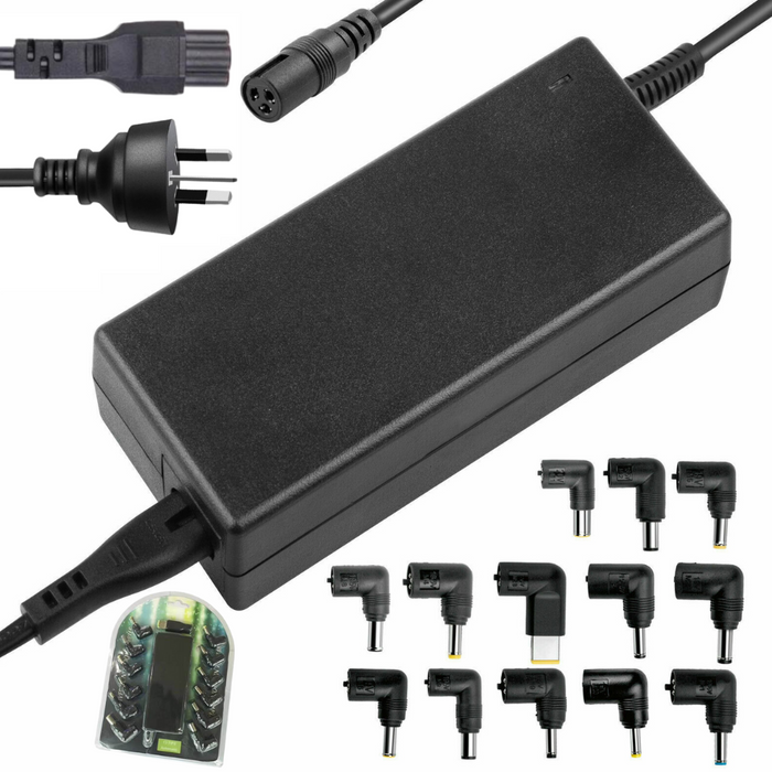 [13 Tips][Max 90W][AU Plug] Universal HP Dell ASUS Acer Toshiba AC Power Adapter Laptop Charger - Polar Tech Australia