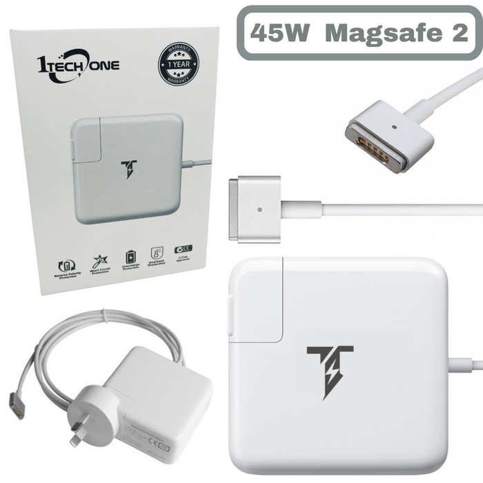 kaste folder guiden 14.85A-3.05A/45W][Magsafe 2 / "T" Tip] Apple MacBook Air 11" A1465 Wall  Charger Power Adapter (14.85A-3.05A) | i-Station