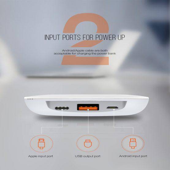 [PW1003] LDNIO 10000mAh QI Wireless Charging Power Bank Portable Charger - Polar Tech Australia