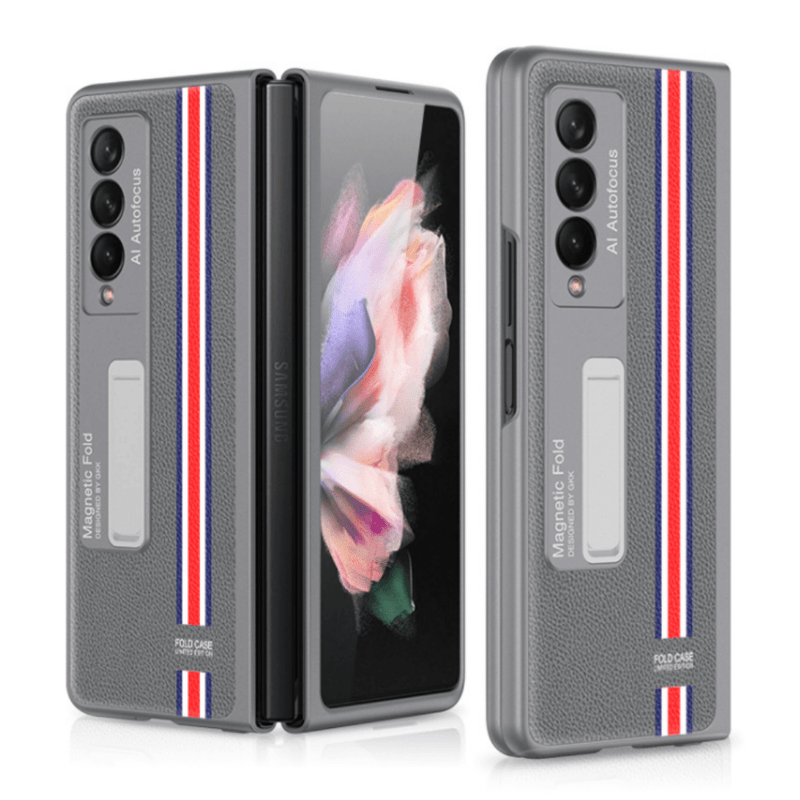 Load image into Gallery viewer, Samsung Galaxy Z Fold 3 5G Fashion Smart Magnetic Stand Leather Cover Case - Polar Tech Australia
